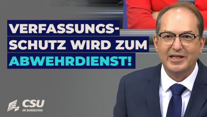 BM Alexander Dobrindt im Plenum des Deutschen Bundestages