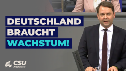 Andreas Lenz am Rednerpult im Plenum des Deutschen Bundestages