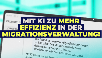 Mehr Effizienz in der Migrationsverwaltung!