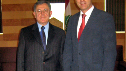 Dr. Peter Ramsauer mit dem libanesischem Ministerpräsident Fouad Siniora